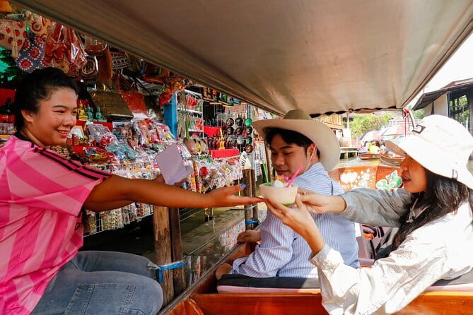 Day Trip to Bangkok Floating Market & Maeklong Railway - Stop 1: Damnoen Saduak Floating Market and your long-tail boat ride