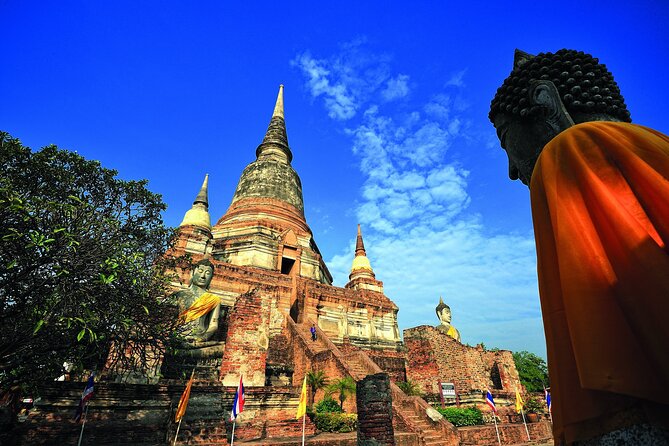 Discover Ayutthaya at Sunset: Historic Temples & River Cruise - Passing sights by cruise: Wat Lat Chado, Wat Kasattrathirat, St. Joseph’s Church, Wat Phanan Choeng