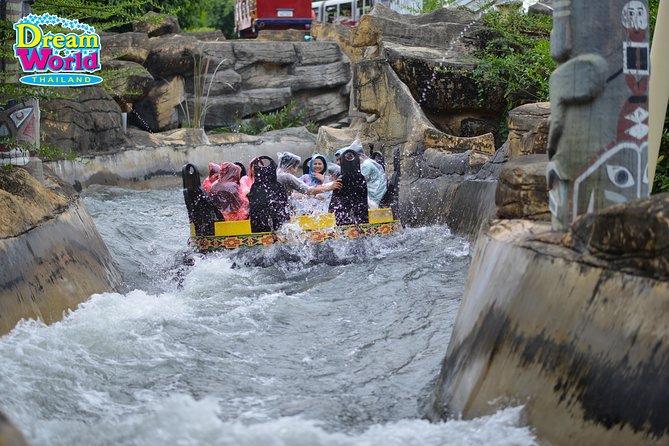 Dream World Bangkok with Buffet Lunch (SUPER VISA TICKET) - Thrill rides for adults: roller coasters, Hurricane, and high-energy fun