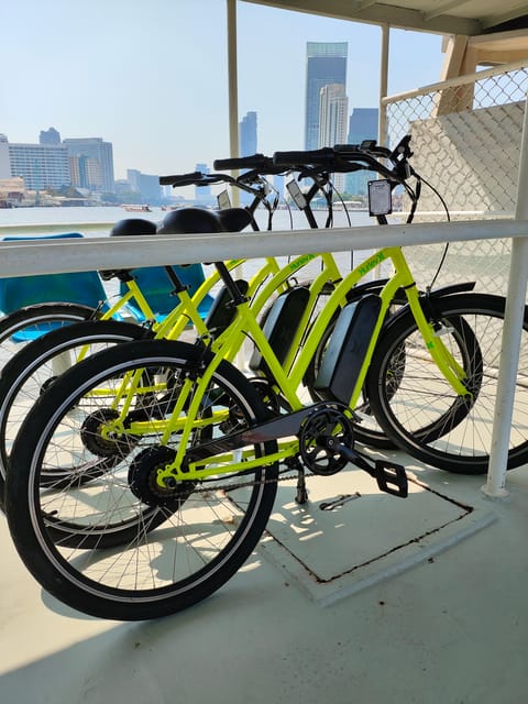 Electric Bike Tour - Ferry crossing to Wat Kanyalanamitr, then temple time