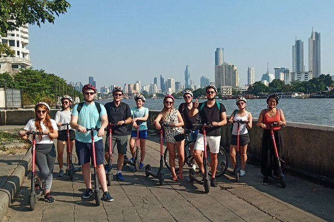 Electric Scooter Tour of Bangkok - Talad Noi Wall Art, Siam Commercial Bank, and the Joy of Back Streets