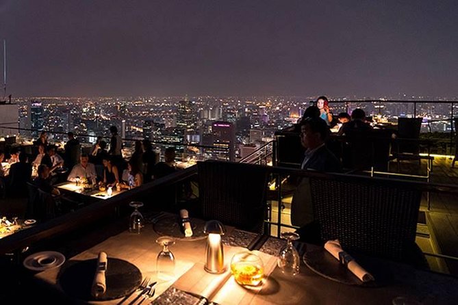 Fine Dining Experience at Vertigo Rooftop Restaurant, Banyan Tree Hotel, Bangkok - The rooftop views: sunset to moonrise timing