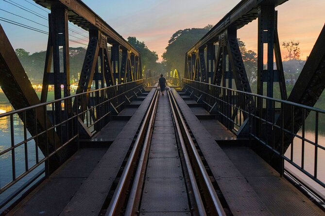 From Bangkok: Death Railway & Hellfire Pass Tour with Lunch - River Kwai Bridge Station: the iconic photo spot, done with meaning
