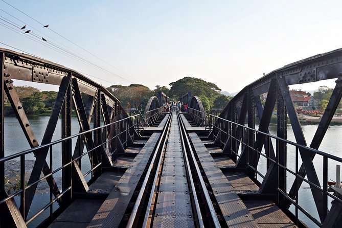 Full-Day Kanchanaburi River Kwai & Death Railway Private Tour - Boat to the Bridge on the River Kwai, a bridge still used