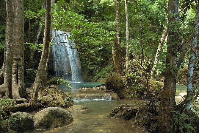 Glamping in Kanchanaburi and Erawan Falls 2 days/1 night - Day 2 at Erawan National Park: waterfalls, emerald pools, and trail time