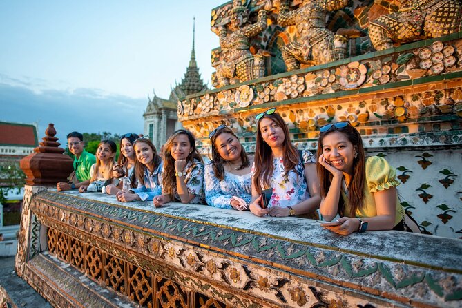 Grand Palace & Wat Arun Immersive Guided Walking Tour 3-Hour - Transport Between Sites: Tuk-Tuk and Ferry Included