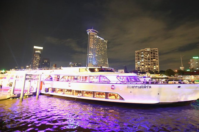 Grand Pearl Dinner Cruise Experience at Bangkok with Pickup - Dinner Buffet on Board: Thai and International Food With Live Music and Thai Dance