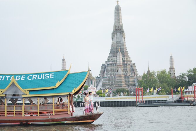 Instagram Photo Tour with Wat Arun and River Cruise - Wat Arun: traditional costume rental and photo time that actually works