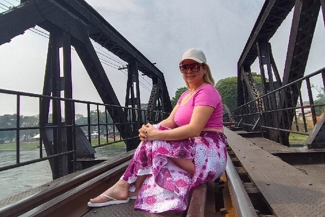 Kanchanaburi Day Trip: WWII Death Railway & Erawan Falls - Krasae Cave train ride and the wooden bridge crossing