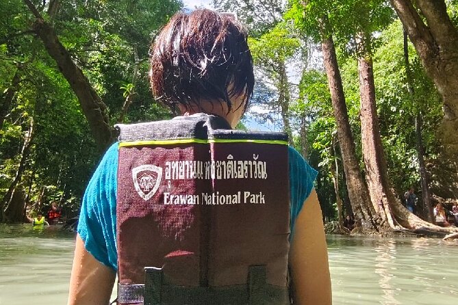 Kanchanaburi Day Trip: WWII Death Railway & Erawan Falls - Erawan National Park: seven tiers of waterfall energy