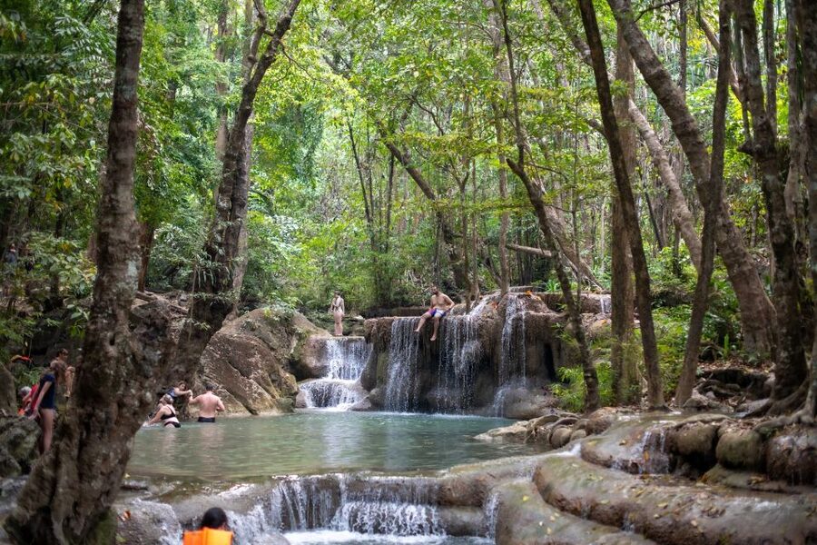 Kanchanaburi: Erawan Waterfall & Train Full-Day Tour - Bridge on the River Kwai, where the guide puts the pieces together