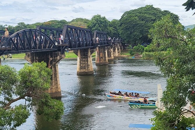 Kanchanaburi Full Day Tour: River Kwai and Erawan Falls - River Kwai Bridge: walking into the story