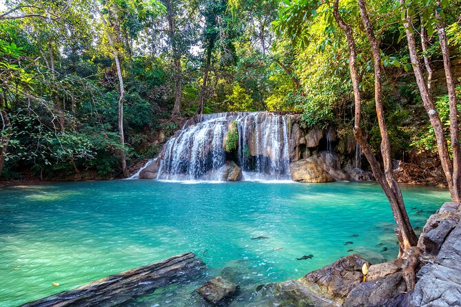 Kanchanaburi Full Day Tour: River Kwai and Erawan Falls - Getting to Kanchanaburi: pickup, meeting point, and the real start time