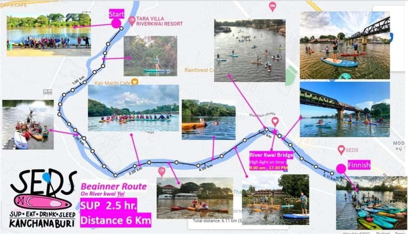 Kanchanaburi: River Kwai Stand-Up Paddleboarding Tour - Morning session, 7:30 AM to 10:30 AM: quiet, birds, and hot sun