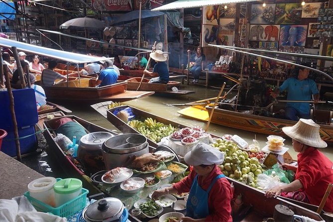 Khlong Lat Mayom & Taling Chan Local Floating Markets Tour (SHA Plus) - Taling Chan: floating docks, boat kitchens, and Thai market food