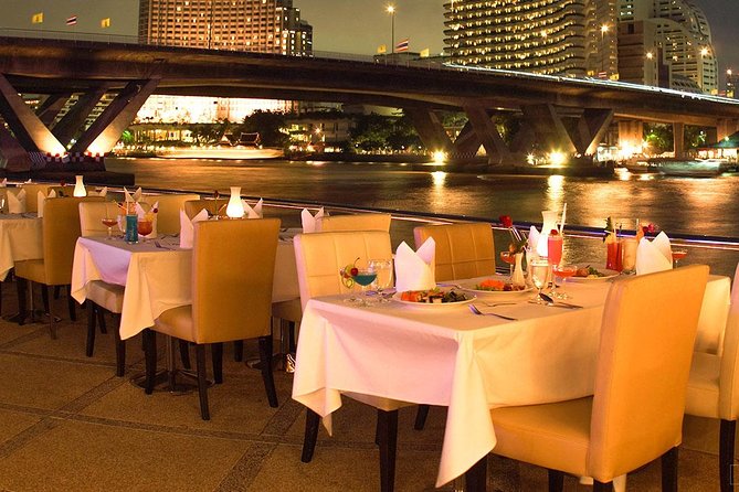 Luxury Dinner on Chao Phraya Princess River Cruise with Pickup (SHA Plus) - Live violin and sax: the soundtrack to Bangkok lights