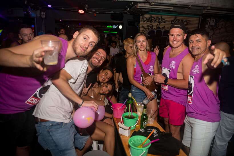 Mad Monkey Bangkok Pub Crawl - Mad Monkey Start at 8:00 PM: Predrinks and a Singlet