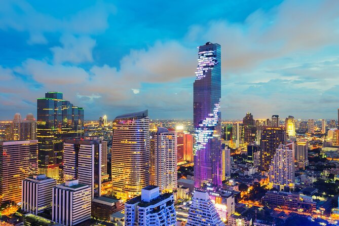 Mahanakhon Building Skywalk - Free Upgrade to Rooftop - Inside King Power Mahanakhon: the view from 314 meters