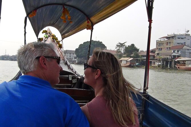 PRIVATE Ayutthaya + SUNSET Boat Tour + Light up The NIGHT - Ayutthaya Historical Park After Dark: Light-Up Photos and Evening Scale