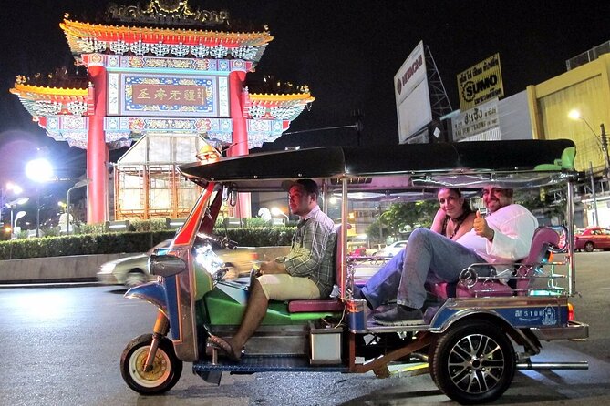 Private Bangkok Night City Tour by Tuk-Tuk with Thai Food - Rattanakosin Old City crossing, plus Giant Swing history