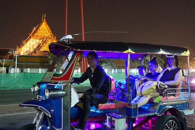 Private Bangkok Night City Tour by Tuk-Tuk with Thai Food - Dinner at a local restaurant: Thai food is built in