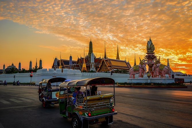 Private Bangkok Tuk Tuk Sunset Long-tail Night Lights - Tuk tuk, boats, and temple lights, why this combo works