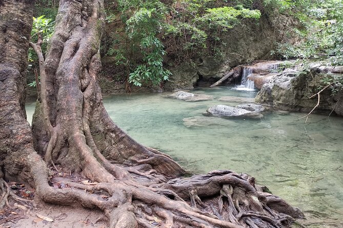 Private Excursion to Floating Market and Erawan Waterfall - Erawan Waterfall (7 tiers): your best chance to slow down