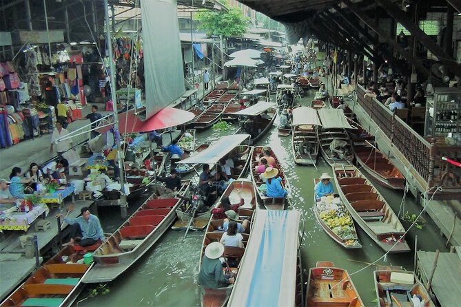 PRIVATE Floating Market + DRAGON Temple + DO like a Local - Sugar Palm Village Visit for Palm Sugar Making at a Family Setting