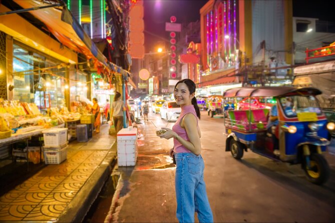 Private Tour : Bangkok Night Private Tuk Tuk Tour and Street food - Chinatown After Dark: Night-Market Browsing and Street Snacks