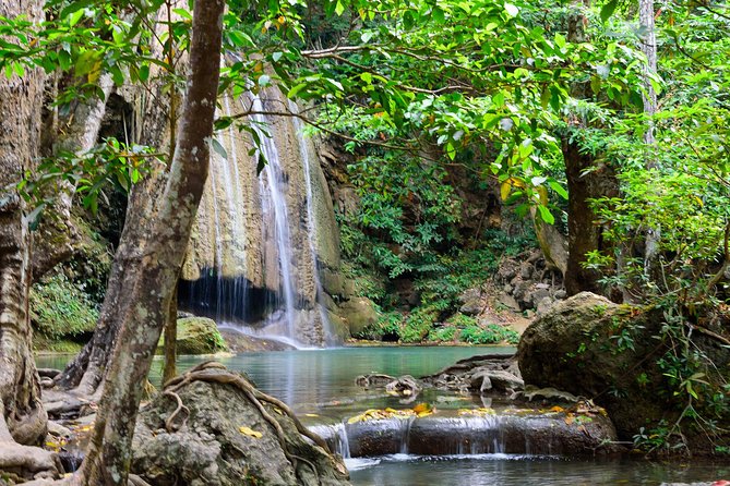 Private Tour : Erawan Waterfall and Bridge over the River Kwai - Kanchanaburi War Cemetery: brief visit, heavy mood
