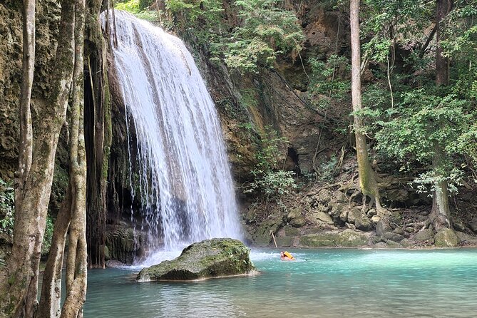 Private Tour: Kanchanaburi Erawan Waterfall Tour from Bangkok - Kanchanaburi War Cemetery and the River Kwai Bridge