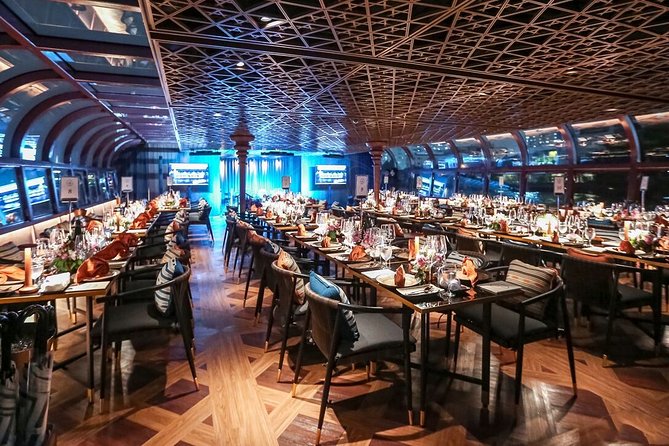 Saffron: A Luxurious Dinner Voyage on the River of Kings - Bank of Thailand Museum and Bang Khun Phrom Palace views