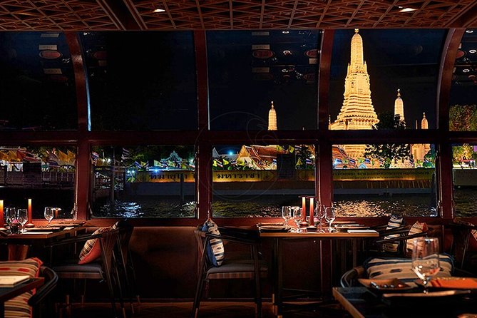 Saffron: A Luxurious Dinner Voyage on the River of Kings - Phra Sumen Fort and Rama VIII Bridge, seen closest from water