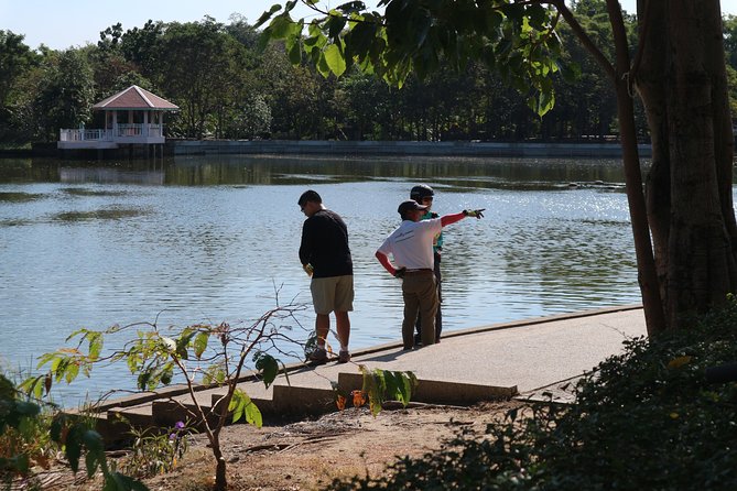 Take a E-Scooter Ride in Bangkok's Jungle - Stop 1: The ferry crossing and Wat Khlong Toei Nok Pier