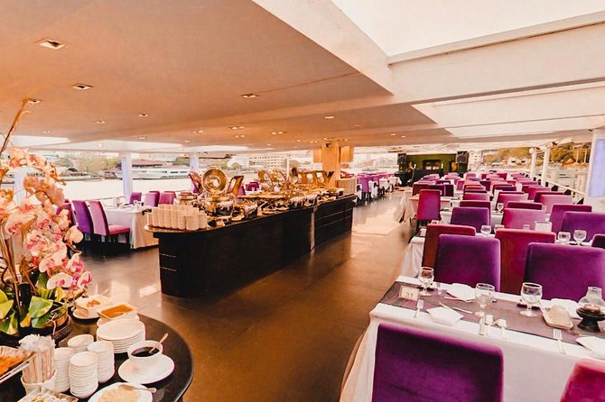 The Chaophraya Cruise : LUXURY 5 STAR Dinner Cruise Program - Night Views on the Chao Phraya: Time to See the Riverfront Without Rushing