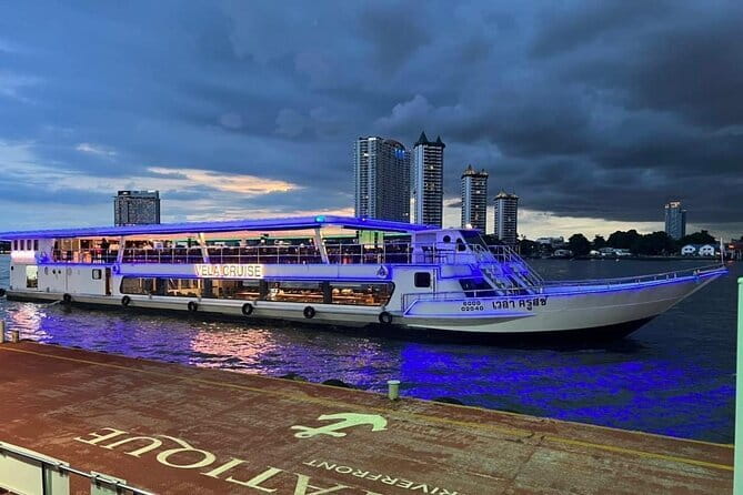 Vela Dinner Buffet Cruise with Bangkok Night Views and Shows - What You Get on the VELA River Dinner Cruise