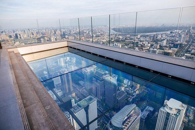Walk over SKY at Kingpower SkyWalk Admission Ticket - Entering the SkyWalk: glass floor and glass walkway