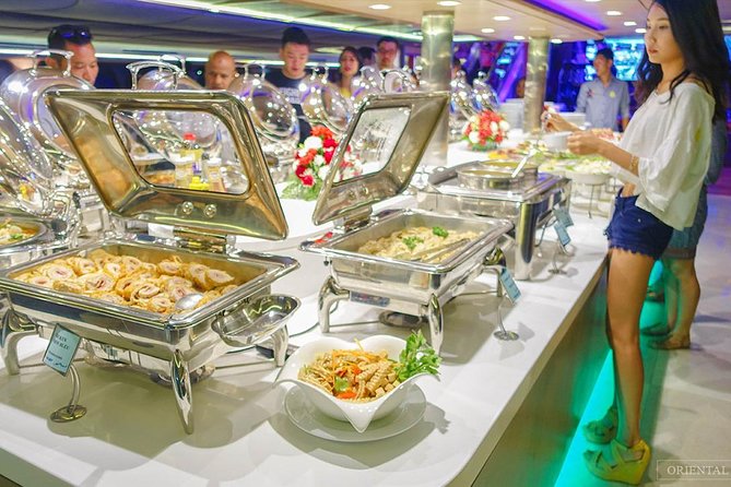 Wonderful Pearl: Bangkok's Dinner Night Cruise - The Route: Rama VIII Bridge, the Grand Palace Area, and Wat Arun