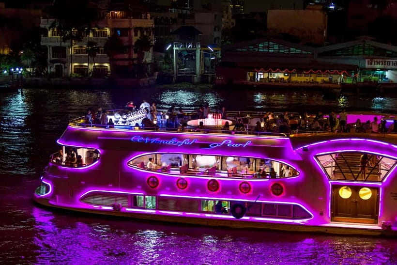 Wonderful Pearl Cruise with Private Hotel Transfer - Wat Pho, Rama VIII Bridge, and the stretches between sights